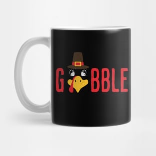 Gobble Thanksgiving Turkey Mug